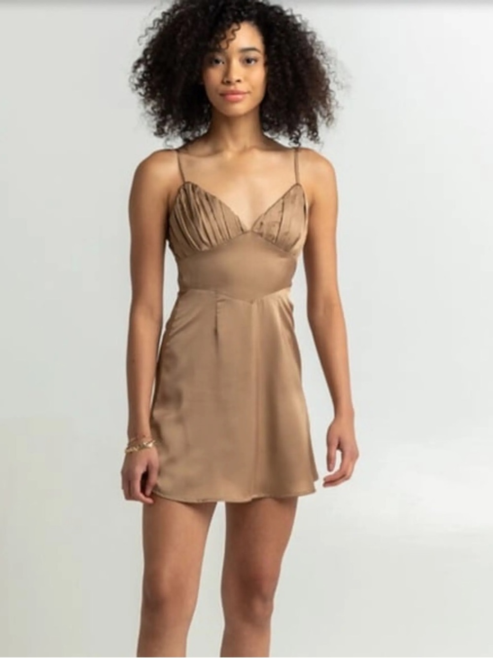 West of Melrose satin slip dress